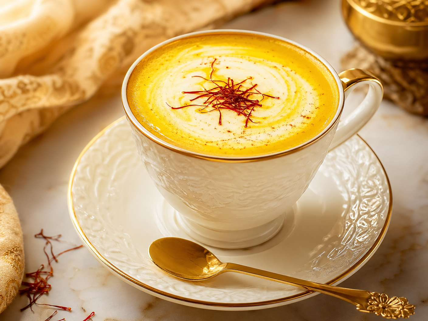 زعفران لاتيه